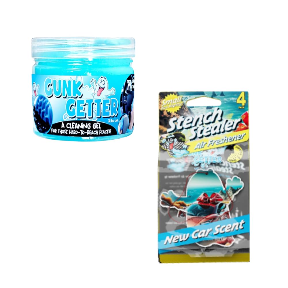 Amazon.com: Gunk Getter Gel Jar Plus Air Freshner (New Car Scent